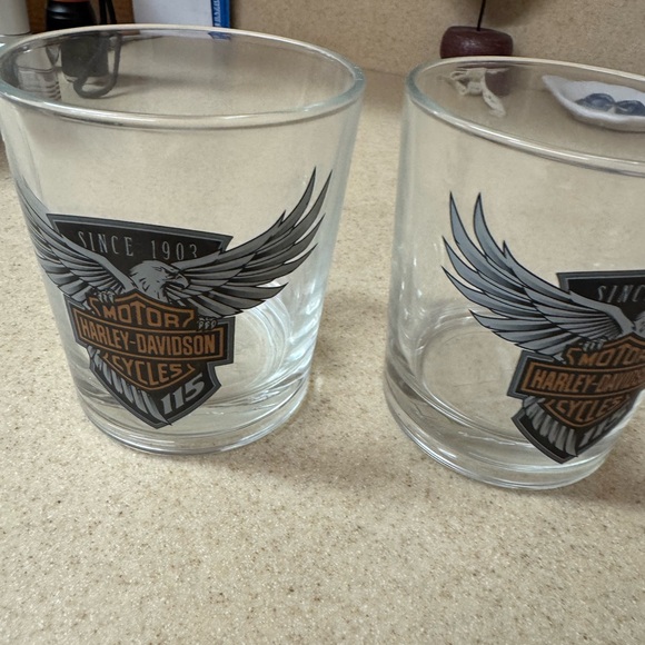 Harley Davidson whiskey glasses - Picture 4 of 4
